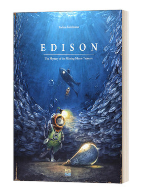 英文原版 Edison The Mystery of the Missing Mouse Treasure 爱迪生 小老鼠历险记 精装绘本 Torben Kuhlmann 英文版 进口英语原