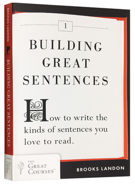 如何造句 Building Great Sentences 英文原版 英语写作学习指南 雅思托福写作指导书 进口书籍教材