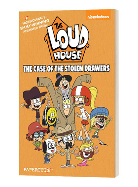 英文原版 The Loud House #12 The Case of the Stolen Drawers 喧闹一家亲12 抽屉被盗案12 英文版 进口英语原版书籍儿童全英语书