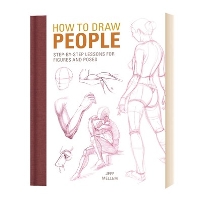 英文原版 How to Draw People 如何画人物  绘画指导 英文版