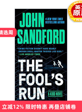英文原版 The Fool's Run Kidd 01 基德系列1 愚人之行 惊悚悬疑小说 John Sandford 英文版 进口英语原版书籍