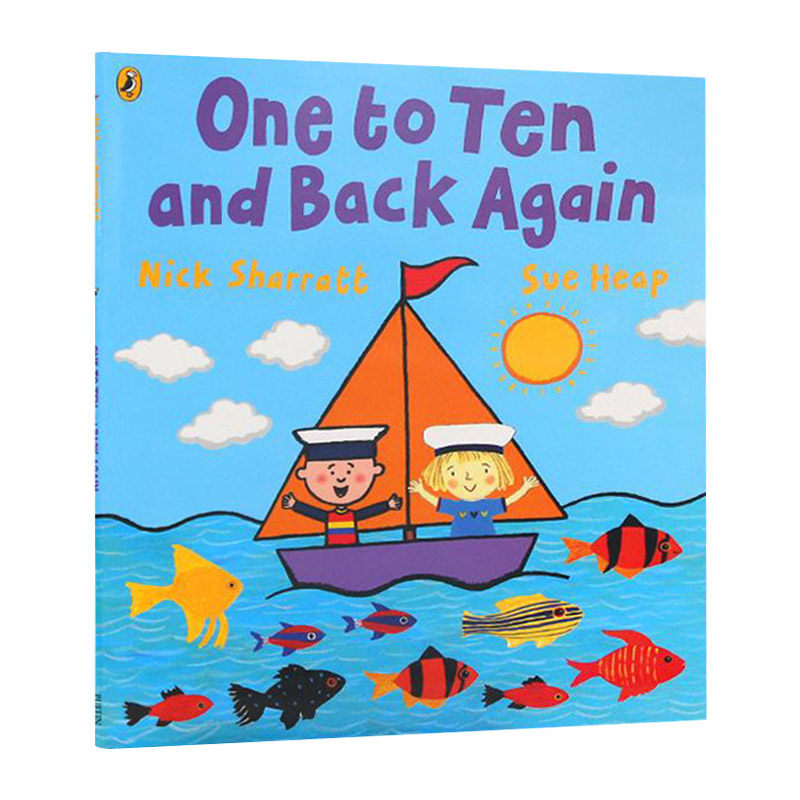 and back again 1到10 数一数 儿童英语启蒙图画书 平装大开本 英文版