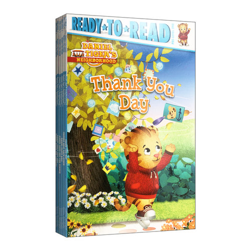英文原版 Daniel Tiger Ready-to-Read Value Pack Thank You Day 小老虎丹尼尔的邻居套装6册 Ready to Read Level 1系列 英文版
