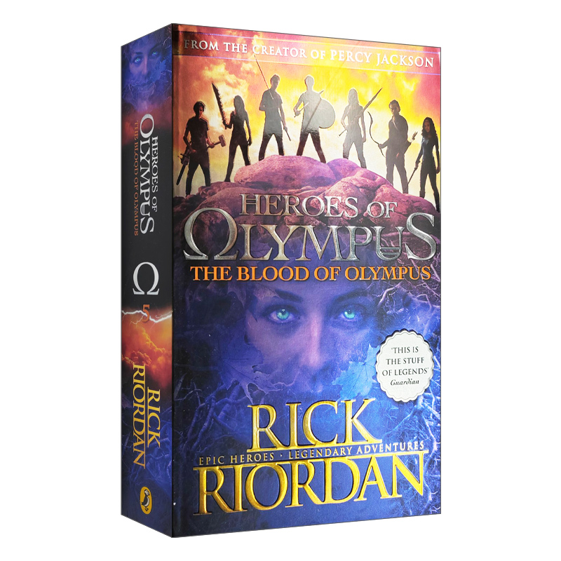 英文原版 波西杰克逊奥林匹斯英雄系列 奇幻小说 The Blood of Olympus (Heroes of Olympus Book 5)