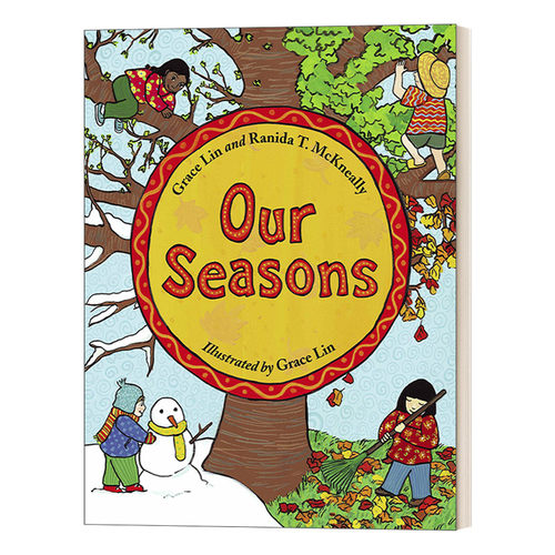 英文原版绘本 Our Seasons 季节知识变化 儿童认知启蒙 中国风绘本 名家Grace Lin 英文版 进口英语原版书籍