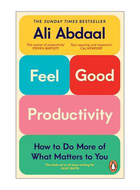 英文原版 Feel-Good Productivity 感觉良好生产力 油管博主剑桥学霸Ali Abdaal 高效能法则 英文版 进口英语原版书籍