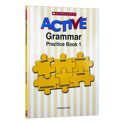 英文原版 Active Grammar Practice Book 1 学乐活跃 英语语法练习册1 英文版 进口英语原版书籍