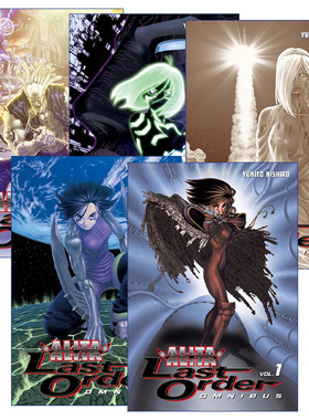 英文原版 Battle Angel Alita Last Order Omnibus 阿丽塔 战斗天使 最终命令 精选集5册 日本同名动漫漫画 Yukito Kishiro 英文版