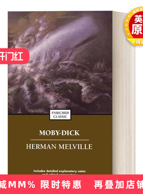 英文原版 Moby-Dick  白鲸 Enriched Classics系列 英文版 进口英语原版书籍