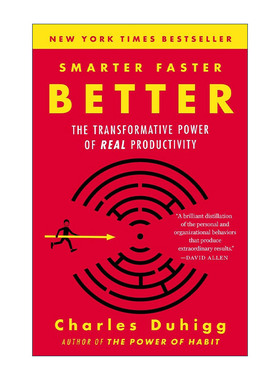 英文原版 Smarter Faster Better 高效的秘密 优化工作 高效是一种科学 习惯的力量作者Charles Duhigg英文版 进口英语原版书籍