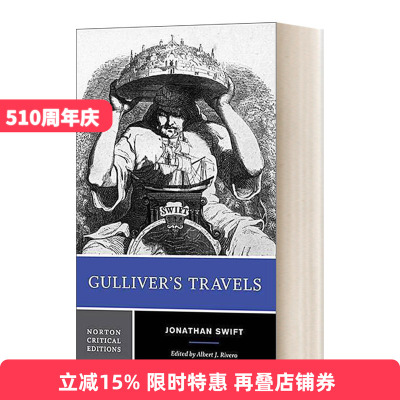 英文原版 Gulliver's Travels 格列佛游记 诺顿文学解读系列 Norton Critical Editions 英文版 进口英语原版书籍
