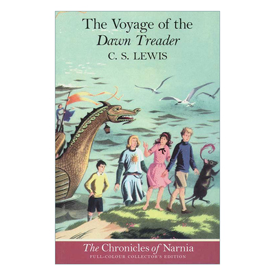 英文原版 The Voyage Of The Dawn Treader 纳尼亚传奇5 黎明踏浪号 经典封面 英文版 进口英语原版书籍