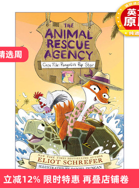 英文原版 The Animal Rescue Agency #2 Case File Pangolin Pop Star 动物救援机构1 穿山甲明星 英文版 进口英语原版书籍