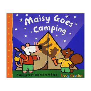 英文原版 Maisy Goes Camping 小鼠波波去露营 儿童启蒙认知绘本 生活体验 Lucy Cousins 英文版 进口英语原版书籍
