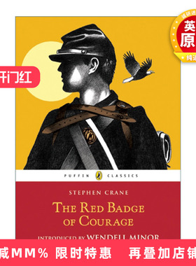 英文原版 The Red Badge of Courage 红色勇气勋章 Puffin儿童经典系列 英文版 进口英语原版书籍