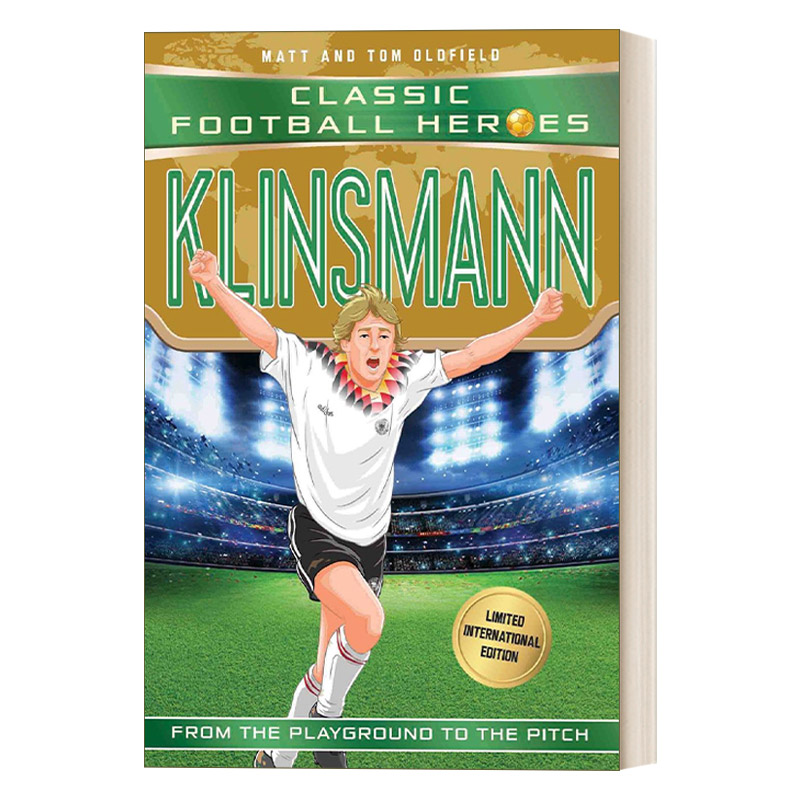 英文原版 Klinsmann 经典足球明星人物传记 尤尔根 克林斯曼Classic Football Heroes 英文版 进口英语原版书籍