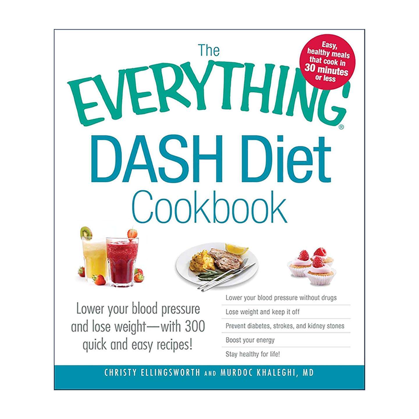 英文原版 The Everything DASH Diet Cookbook 百宝箱 得舒饮食法食谱 降低血压饮食模式 英文版 进口英语原版书籍