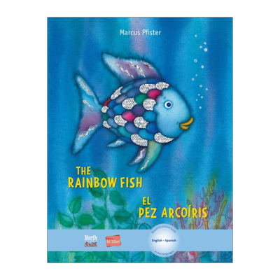 西班牙语原版绘本 The Rainbow Fish/Bi:libri - Eng/Spanish PB 彩虹鱼 西班牙语版 绘本 1993凯特格林纳威奖 进口原版书籍