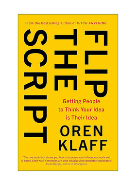 英文原版 Flip the Script 需求唤醒 如何改变别人的认知 让他下单 奥伦·克拉夫 Oren Klaff 英文版 进口英语原版书籍