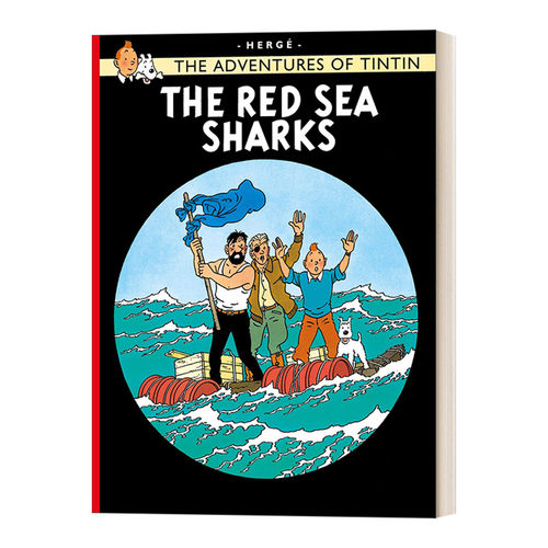 英文原版 The Red Sea Sharks 丁丁历险记之红海鲨鱼 英版 The Adventures Of Tintin 英文版 进口英语原版书籍