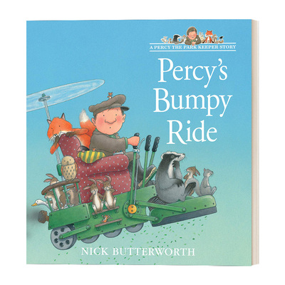 英文原版 Percy's Bumpy Ride 割草机呼呼飞 帕西爷爷的爱心公园系列 英文版 进口英语原版书籍
