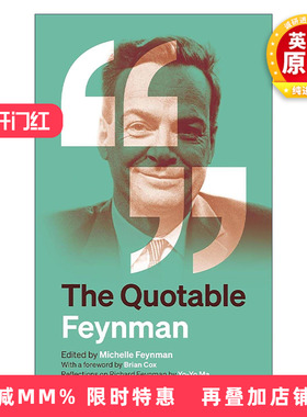 英文原版 The Quotable Feynman 费曼语录 诺贝尔物理奖得主Richard P. Feynman 英文版 进口英语原版书籍