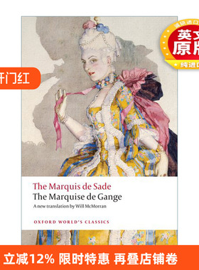 英文原版 The Marquise de Gange 香阁侯爵 萨德侯爵 牛津世界经典系列 英文版 进口英语原版书籍