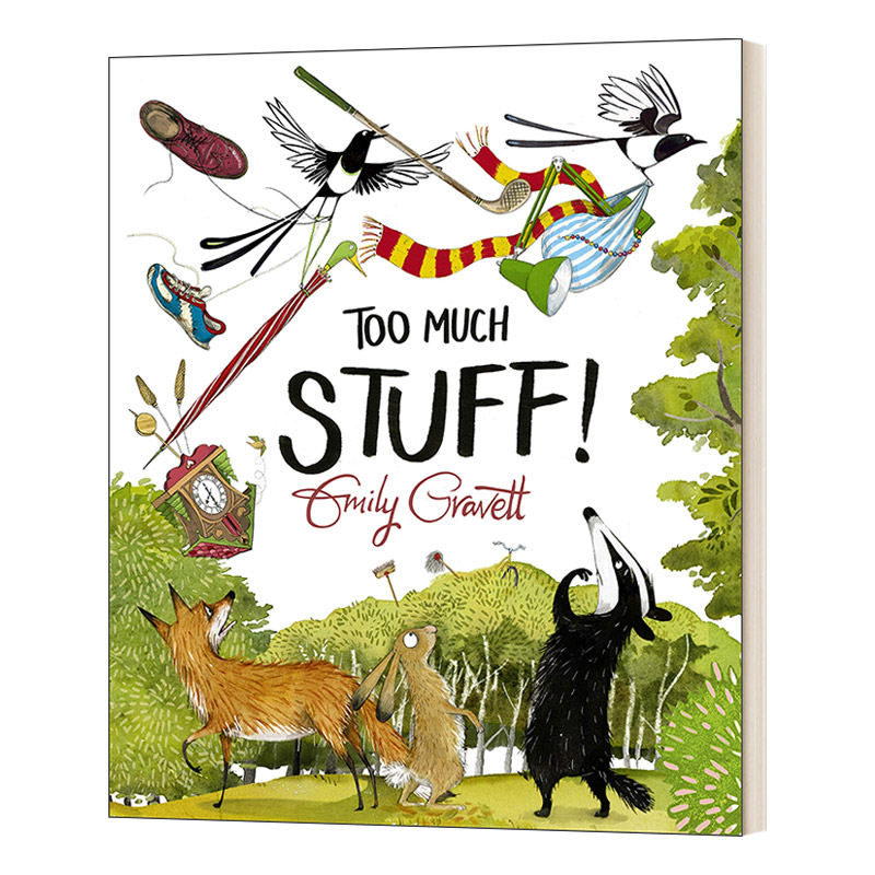 英文原版 Too Much Stuff 太多东西了 格林威奖得主Emily Gravett绘本 平装 英文版 进口英语原版书籍儿童全英语书