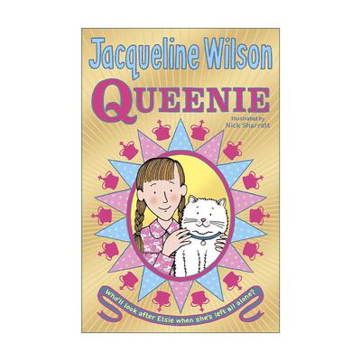 英文原版 Queenie 白猫奎尼 杰奎琳·威尔逊儿童故事书 英文版 进口英语原版书籍
