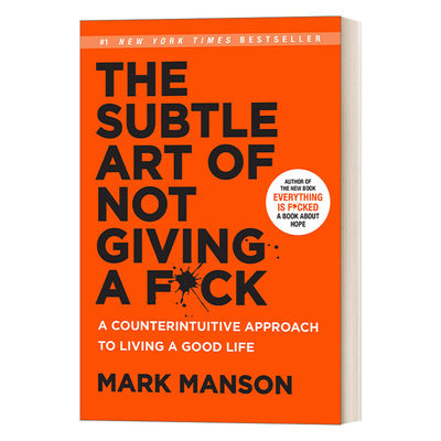 英文原版 The Subtle Art of Not Giving a F*ck 重塑幸福 如何活成你想要的模样 Mark Manson 精装 英文版 进口英语原版书籍