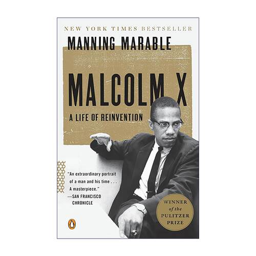 英文原版 Malcolm X 马尔科姆·艾克斯 百变人生 普利策奖 传记 英文版 进口英语原版书籍
