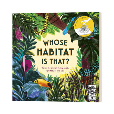英文原版 精装 Whose Habitat is That 这是谁的栖息地 雨林生物绘本 英文版 进口英语原版书籍儿童全英语书