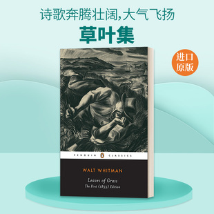 外国文学书籍 Walt沃尔特惠特曼诗歌文集作品集 Leaves Grass 英文原版 企鹅经典 Whitman 草叶集 系列