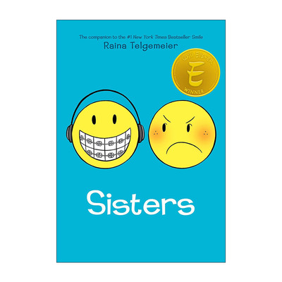 英文原版 Sisters 姐妹 精装 Raina Telgemeier 图像小说 英文版 进口英语原版书籍