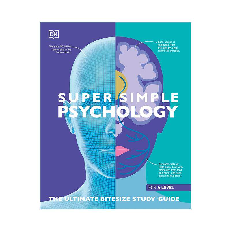 英文原版 Supersimple Psychology 简单心理学 DK人文社科科普百科读物 英文版 进口英语原版书籍