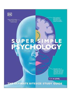 英文原版 Supersimple Psychology 简单心理学 DK人文社科科普百科读物 英文版 进口英语原版书籍