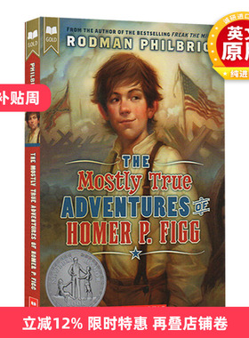 荷马菲格真实的冒险 英文原版 The Mostly True Adventures of Homer P Figg 纽伯瑞银奖 儿童桥梁章节书 英文版英语课外阅读