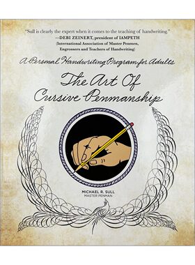 英文原版 The Art of Cursive Penmanship 英文花式字体 精装 螺旋装帧 英文版 进口英语原版书籍