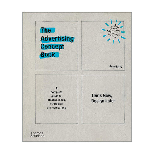 英文原版 The Advertising Concept Book 广告概念书 平面设计 精装 英文版 进口英语原版书籍