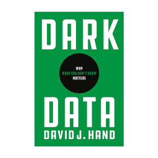 英文原版 Dark Data 暗数据 被看到 被听到 被测量到的 往往不是“真凶” David J. Hand 精装英文版 进口英语原版书籍