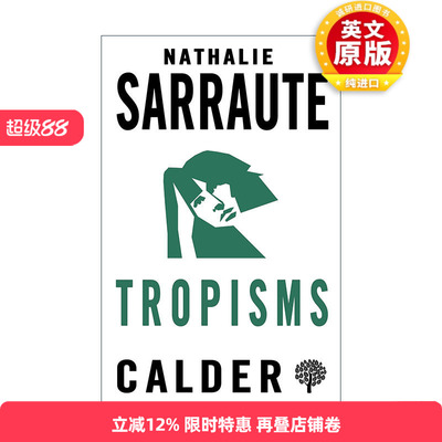 英文原版 Tropisms 向性 娜塔丽·萨洛特 法国当代著名新小说派作家 英文版 进口英语原版书籍