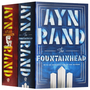 正版 源泉 阿特拉斯耸耸肩 英文原版 Ayn Rand Box Set 安兰德2本盒装 The Fountainhead 英文版进口文学小说书 进口书籍