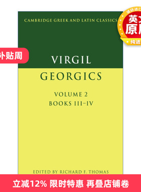 英文原版 Virgil Georgics Virgil Georgics 维吉尔 农事诗 卷二 剑桥希腊拉丁语经典系列 原文加学者注释 英文版进口英语原版书籍