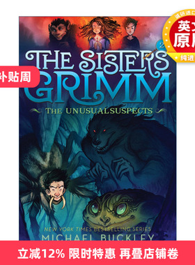 英文原版 The Unusual Suspects The Sisters Grimm 02 不寻常的嫌疑人 格林姐妹系列02 十周年纪念版 儿童奇幻童话推理小说