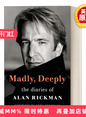 英文原版 Madly Deeply The Diaries of Alan Rickman 艾伦瑞克曼日记 斯内普教授 哈利波特 英文版 进口英语原版书籍