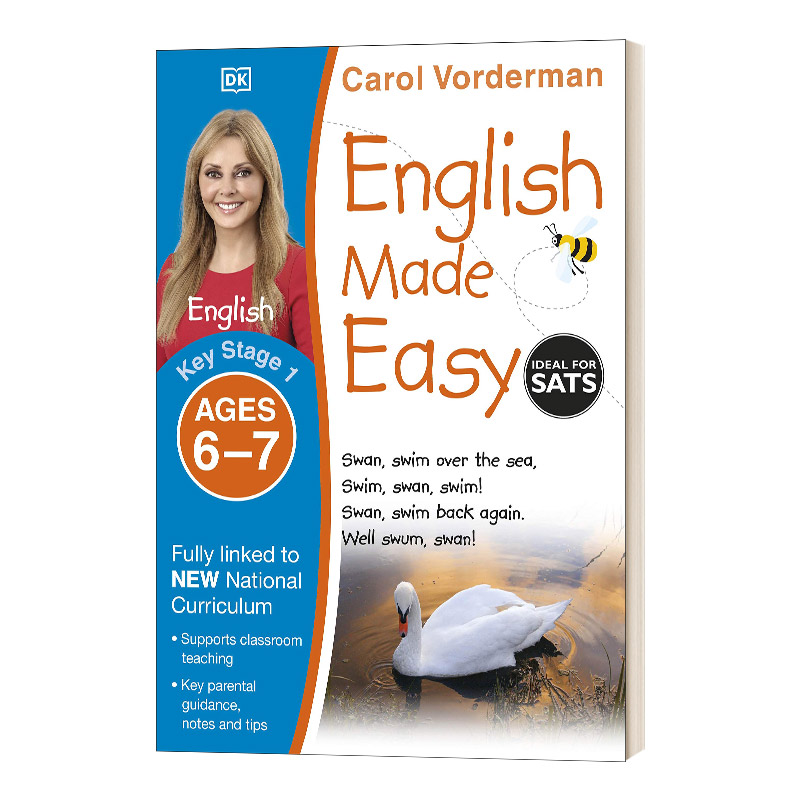 英文原版 English Made Easy Ages 6-7 Key Stage 1 DK英语一点通练习本 6-7岁 英文版 进口英语原版书籍儿童全英语书