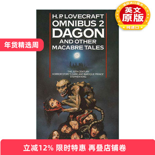 英文原版小说 Dagon And Other Macabre Tales H.P.洛夫克拉特作品全集2 克苏鲁恐怖故事 英文版 进口英语原版书籍