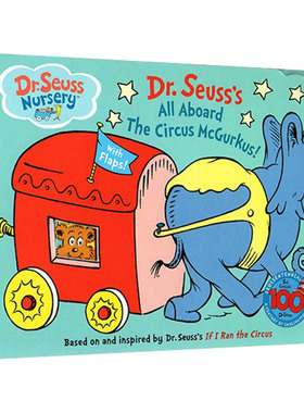 英文原版 All Aboard The Circus Mcgurkus 请乘坐马戏团麦古库斯号 纸板书 绘本 英文版 进口英语原版书籍儿童全英语书