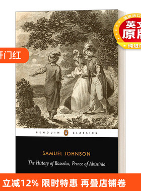英文原版 The History of Rasselas  Prince of Abissinia拉塞拉斯的历史 阿比西尼亚王子 英文版 进口英语原版书籍