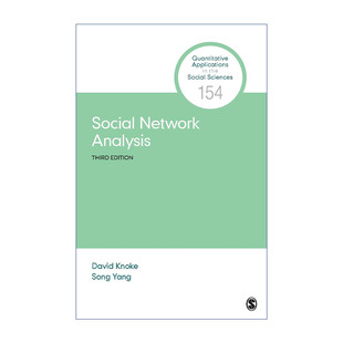 Network SAGE社会科学定量研究应用丛书 书籍 戴维·诺克 Social 进口英语原版 Analysis 英文版 英文原版 社会网络分析法